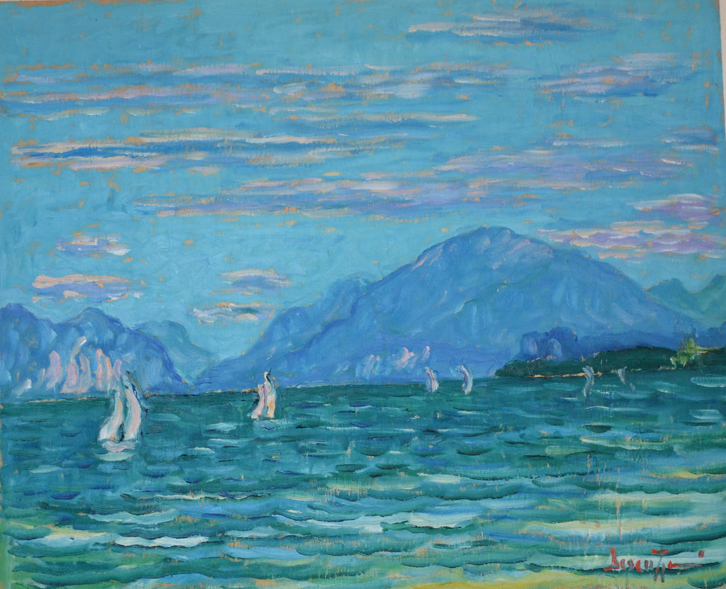 Burrasca sul lago